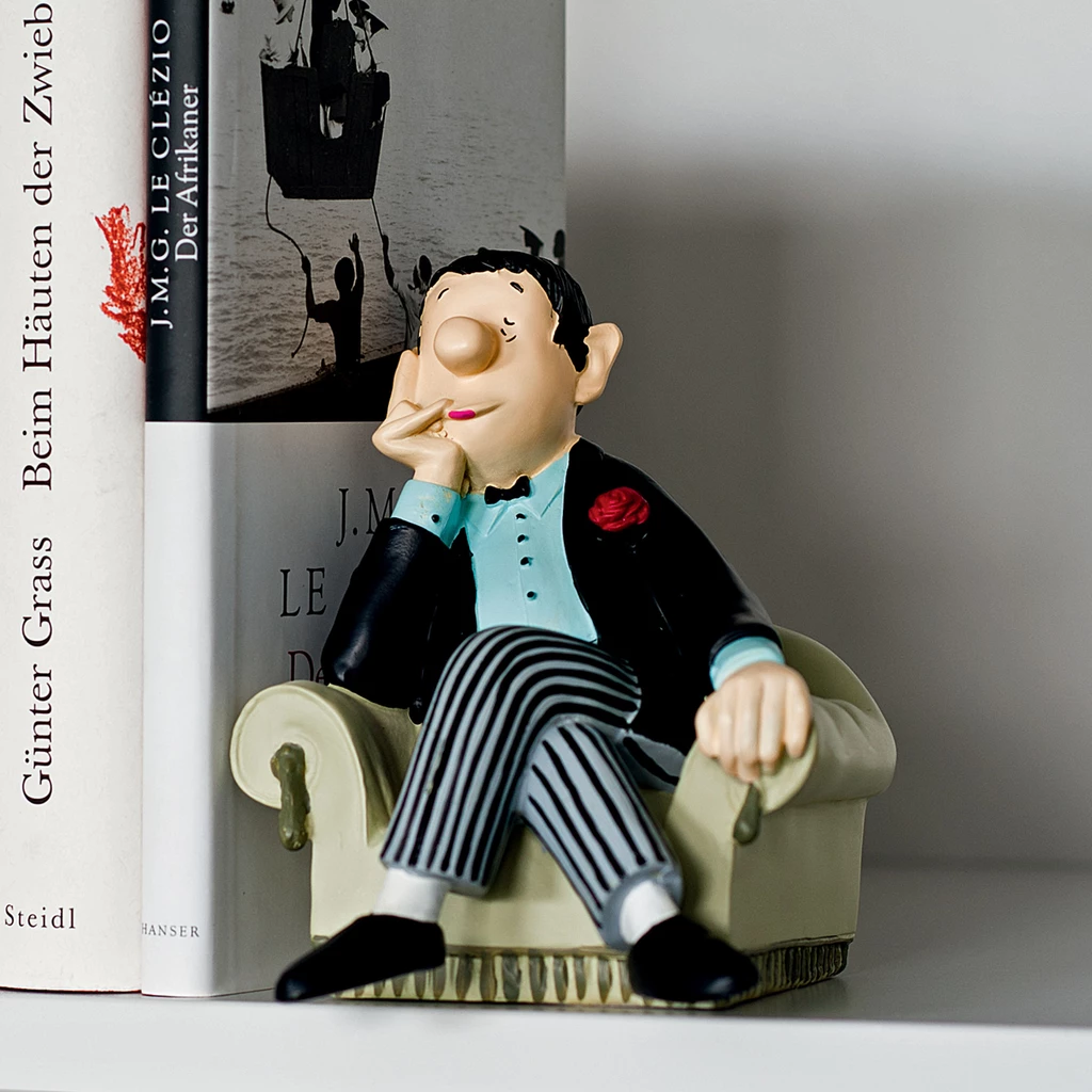 Buchstütze Loriot