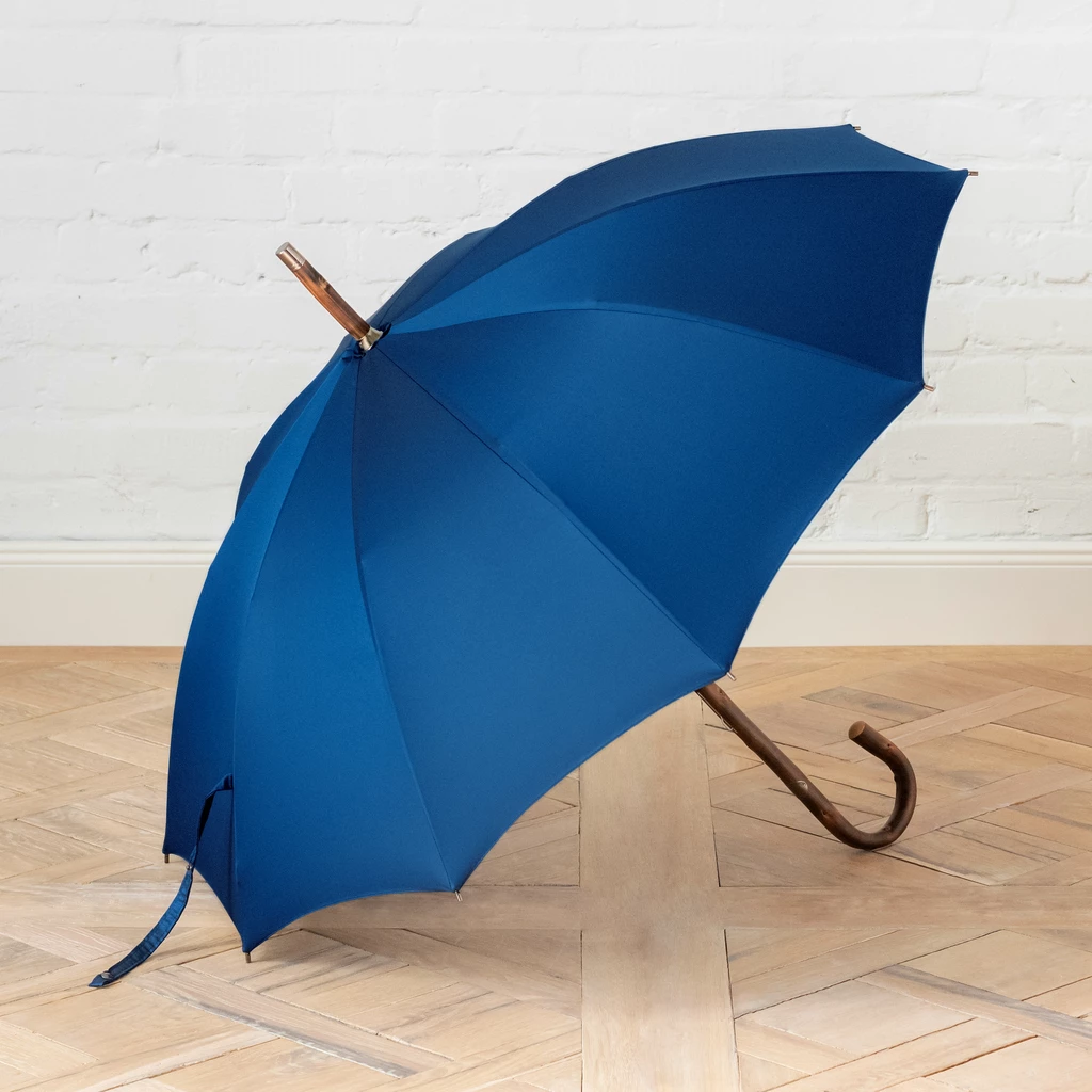 Doppler-Kastanienschirm Oxford Blau