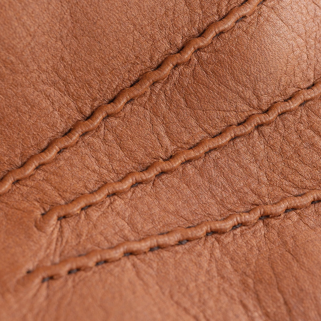 Herrenhandschuhe mit Stulpe braun/dunkelbrau Gr.8