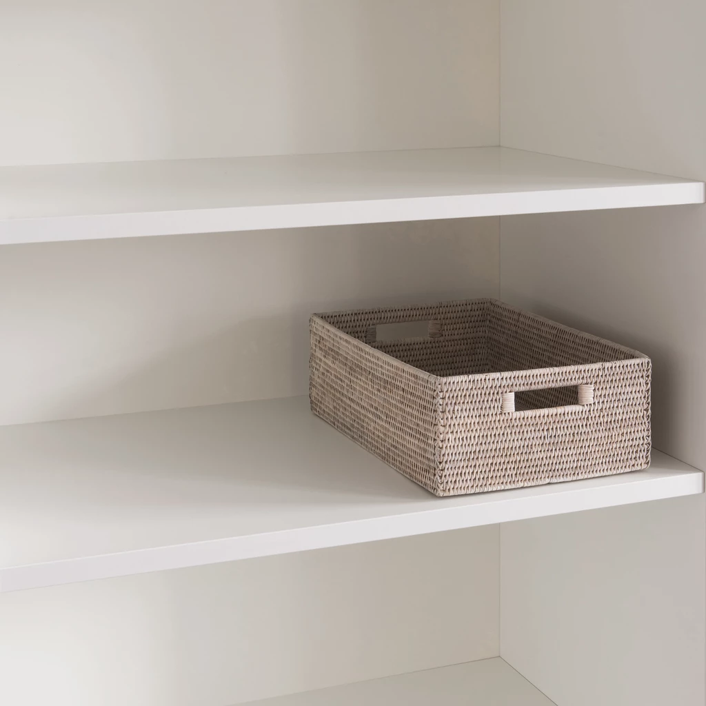 Rechteckiger Rattan Korb