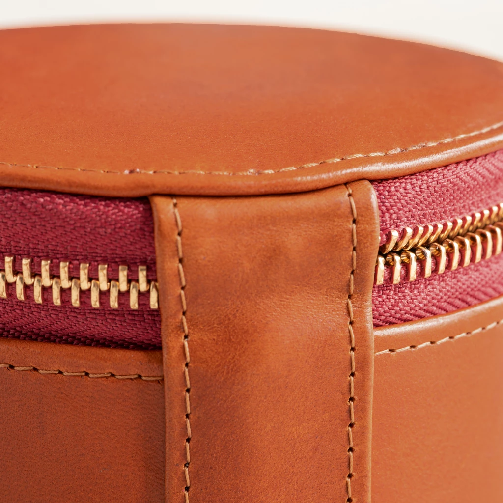 Balfour & Poole Reise-Etui Sattelbraun