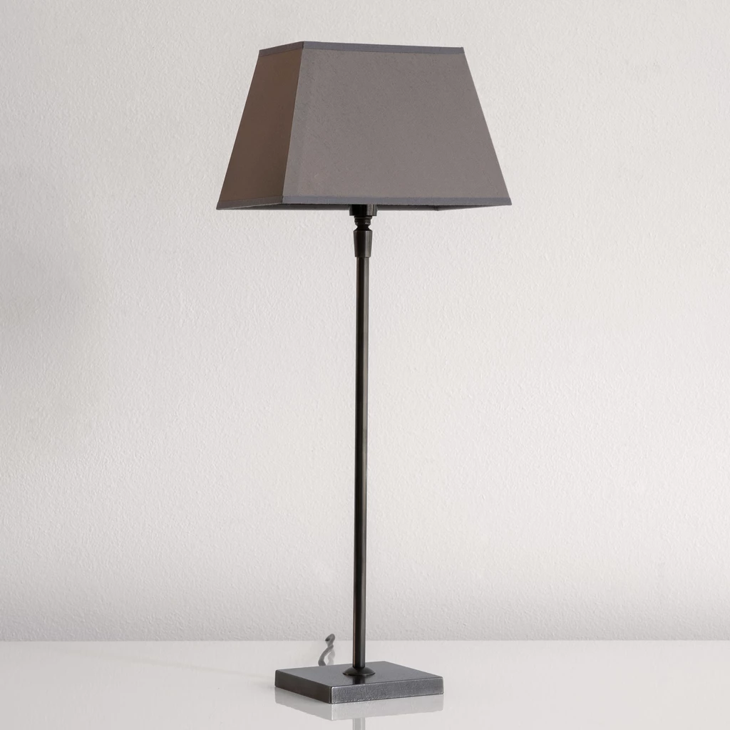 Casadisagne Tischlampe Schwarz Cavaillon Stone