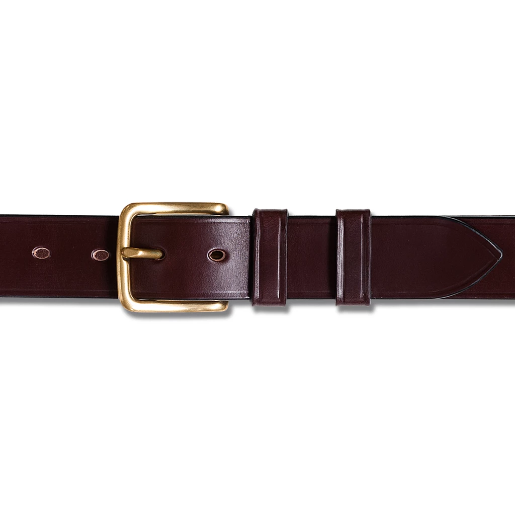 Broadway Gürtel Messingschnalle Chestnut 85