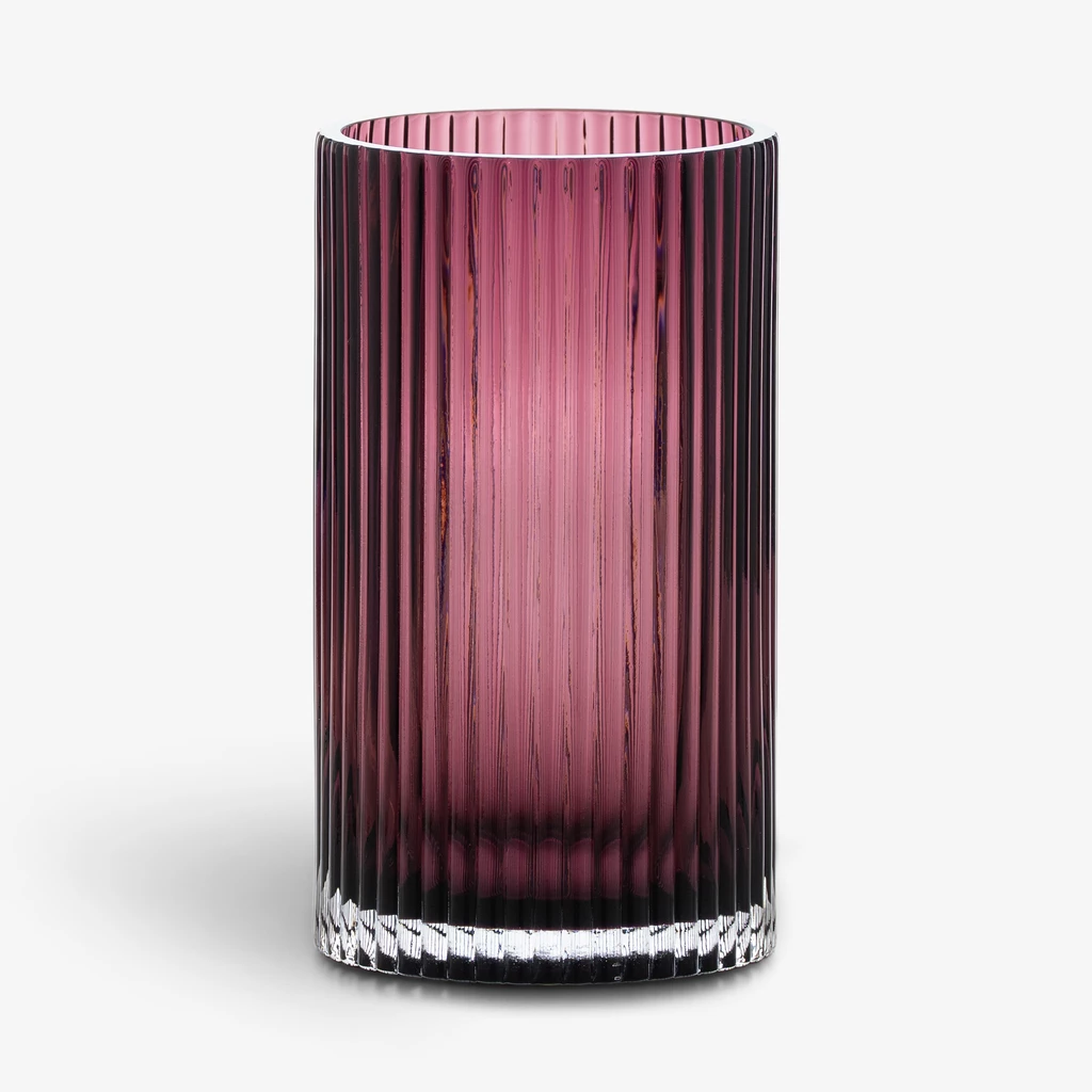Vase Cannella 25 cm Weinrot