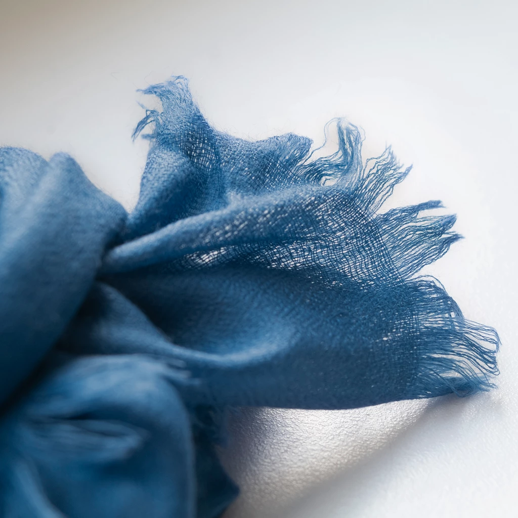 Kashmir Loom Wollschal Periwinkle