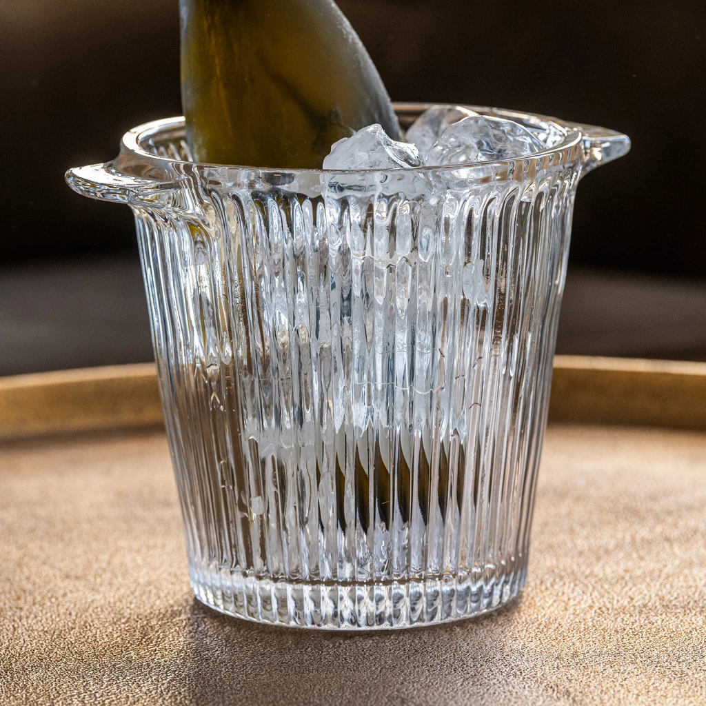 Eiskübel aus Glas