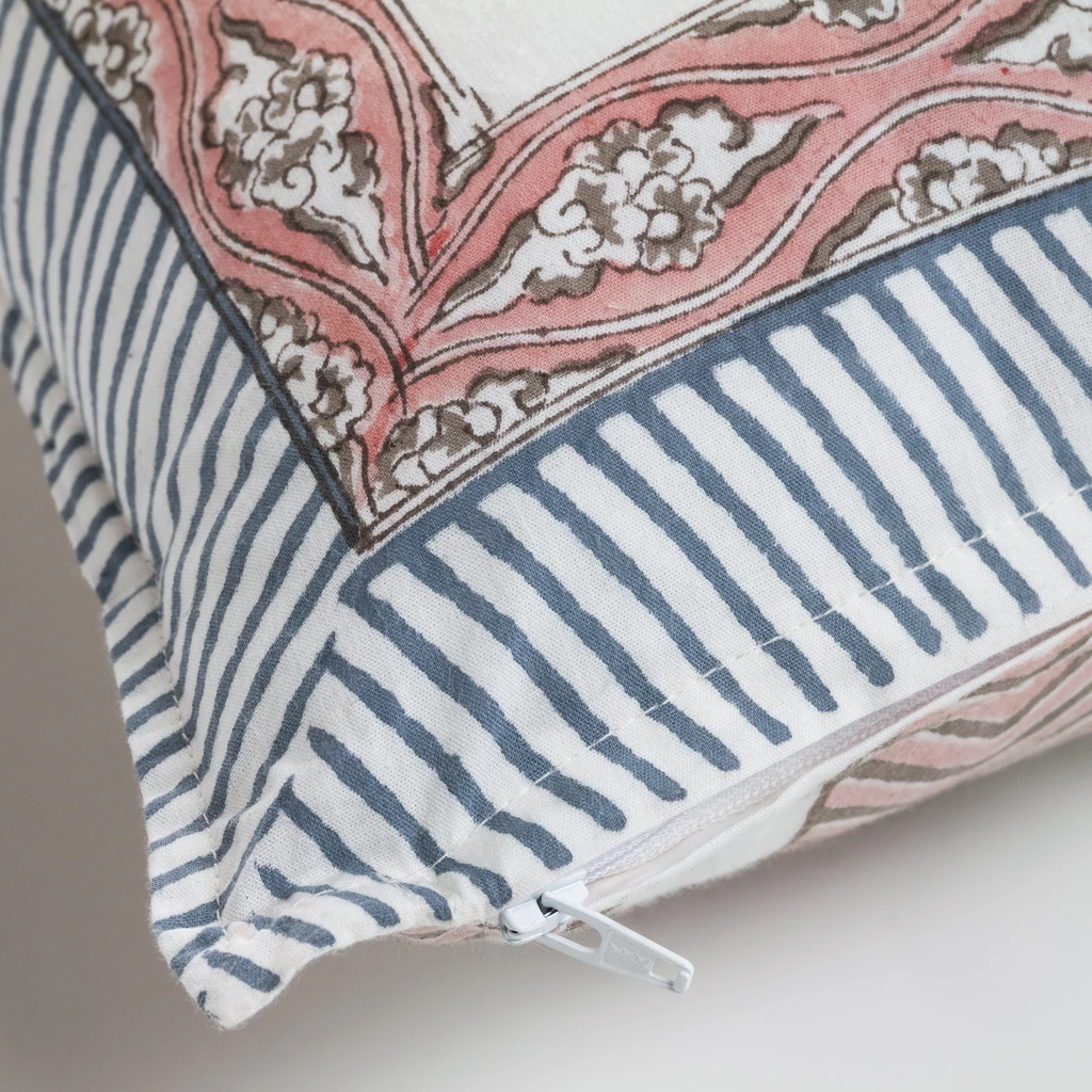 Kissen Blockprint Mughal Palm