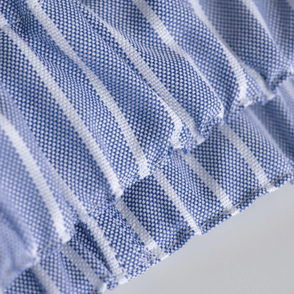Lamb & Shadow Boxershorts Blau/Weiß gestreift L