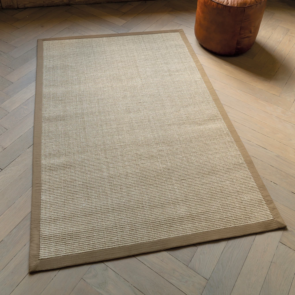 Sisalteppich Bouclé Khaki 120 x 180 cm