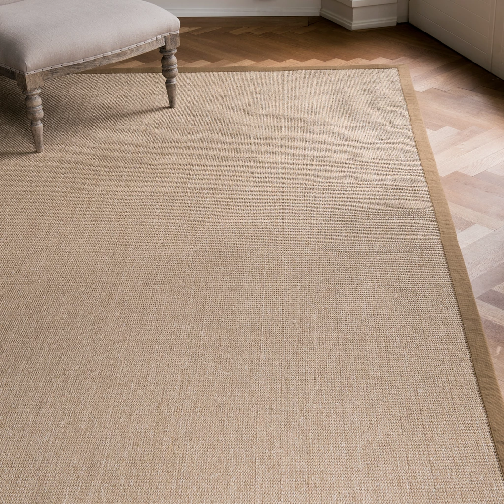 Sisalteppich Bouclé Khaki 240 x 300 cm