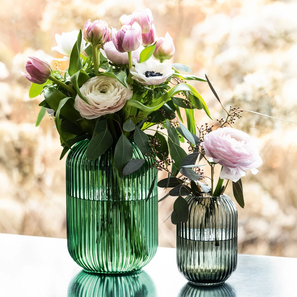 Vase Pallone 22,5 cm Flaschengrün