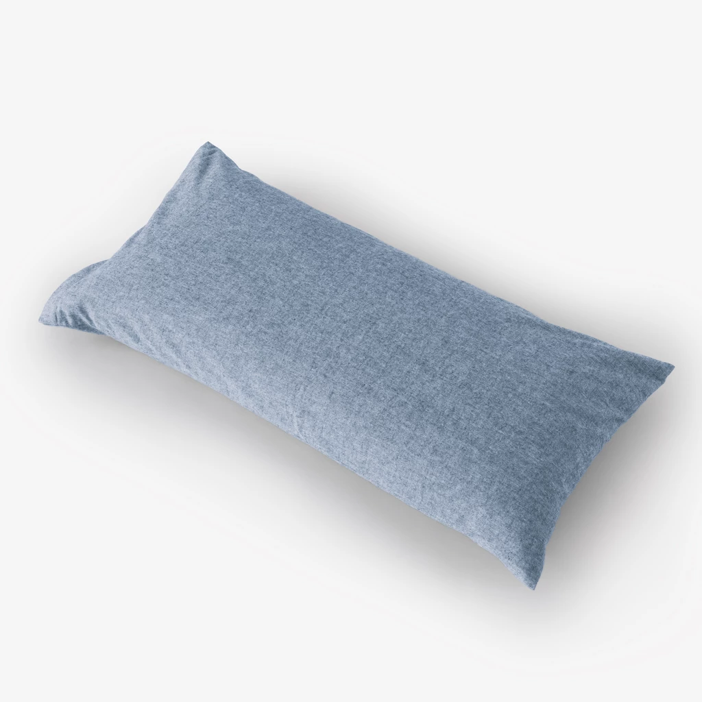 Flanellbettwäsche Smilla Blau 40 x 80 cm