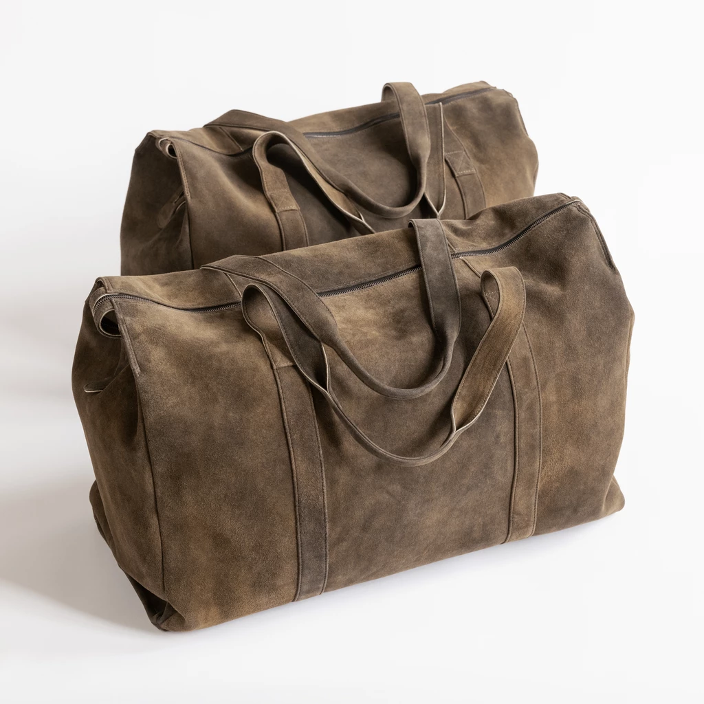 Thomas Riemer X Torquato Weekender XL aus Ziegenleder