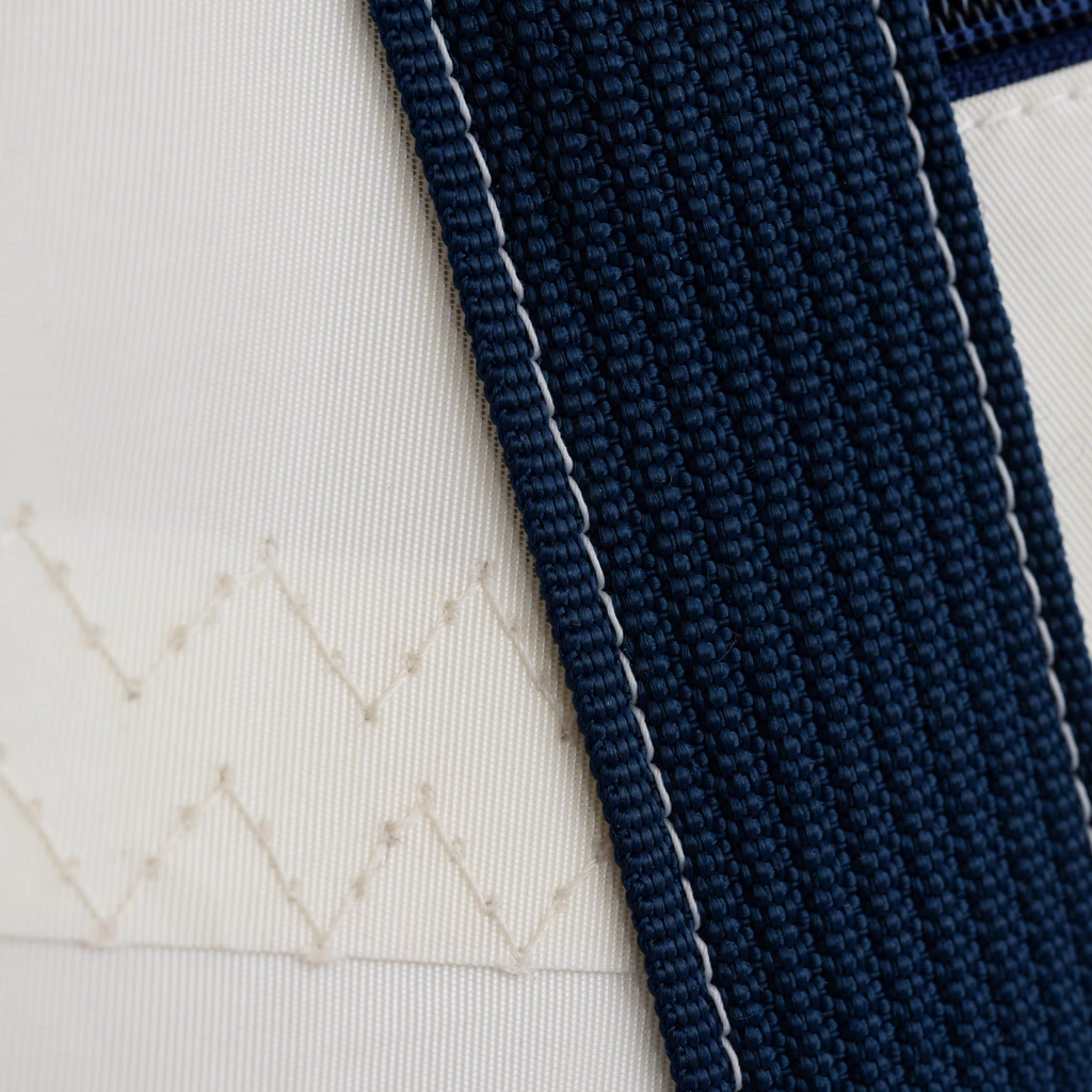 Tasche aus Segeltuch klein mit  roter Nummer