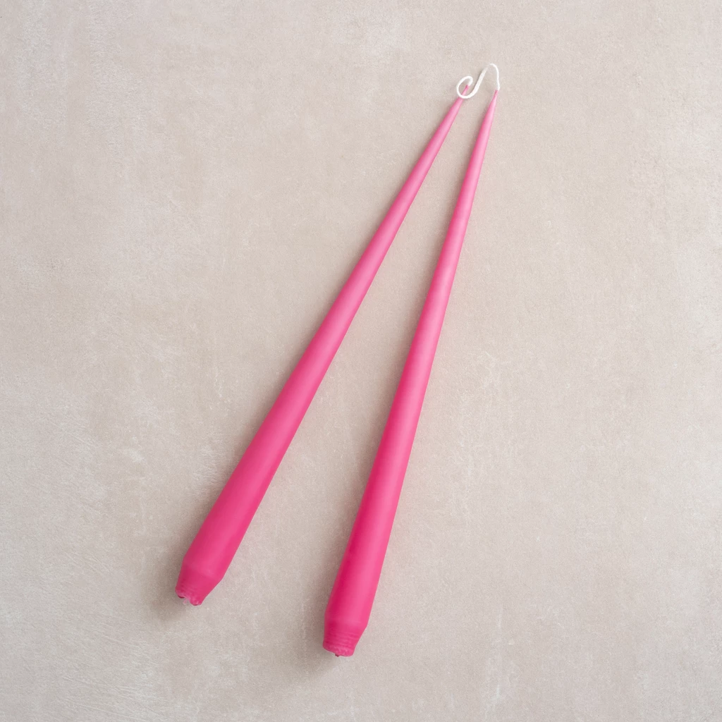 Ester & Erik Spitzkerzen Pink 4er-Set