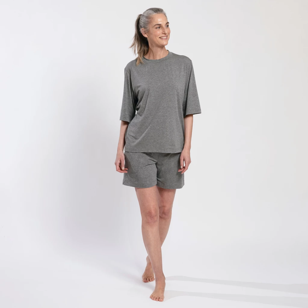 Sunday in Bed X Torquato Shirt Ilona Grau meliert L