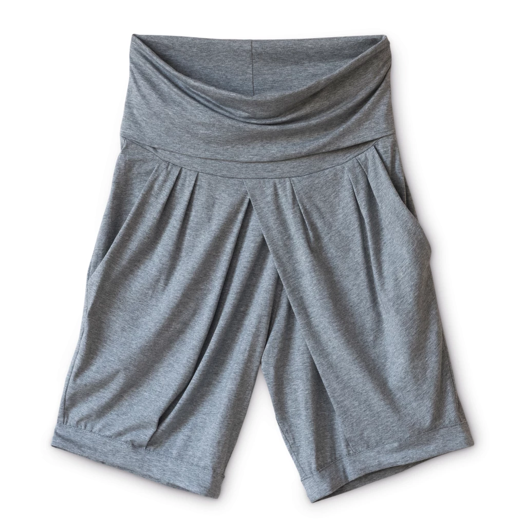 Sunday in Bed X Torquato Pyjamahose Mila Shorty Grau S