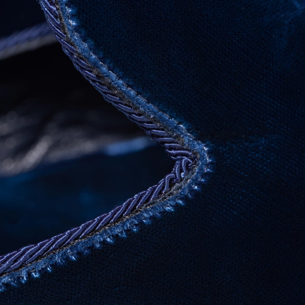 Hoomie Samtslipper Château Damen Blue Gr. 41