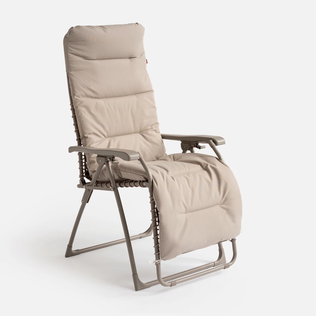 Vlies Auflage für Liegestuhl Relax Taupe