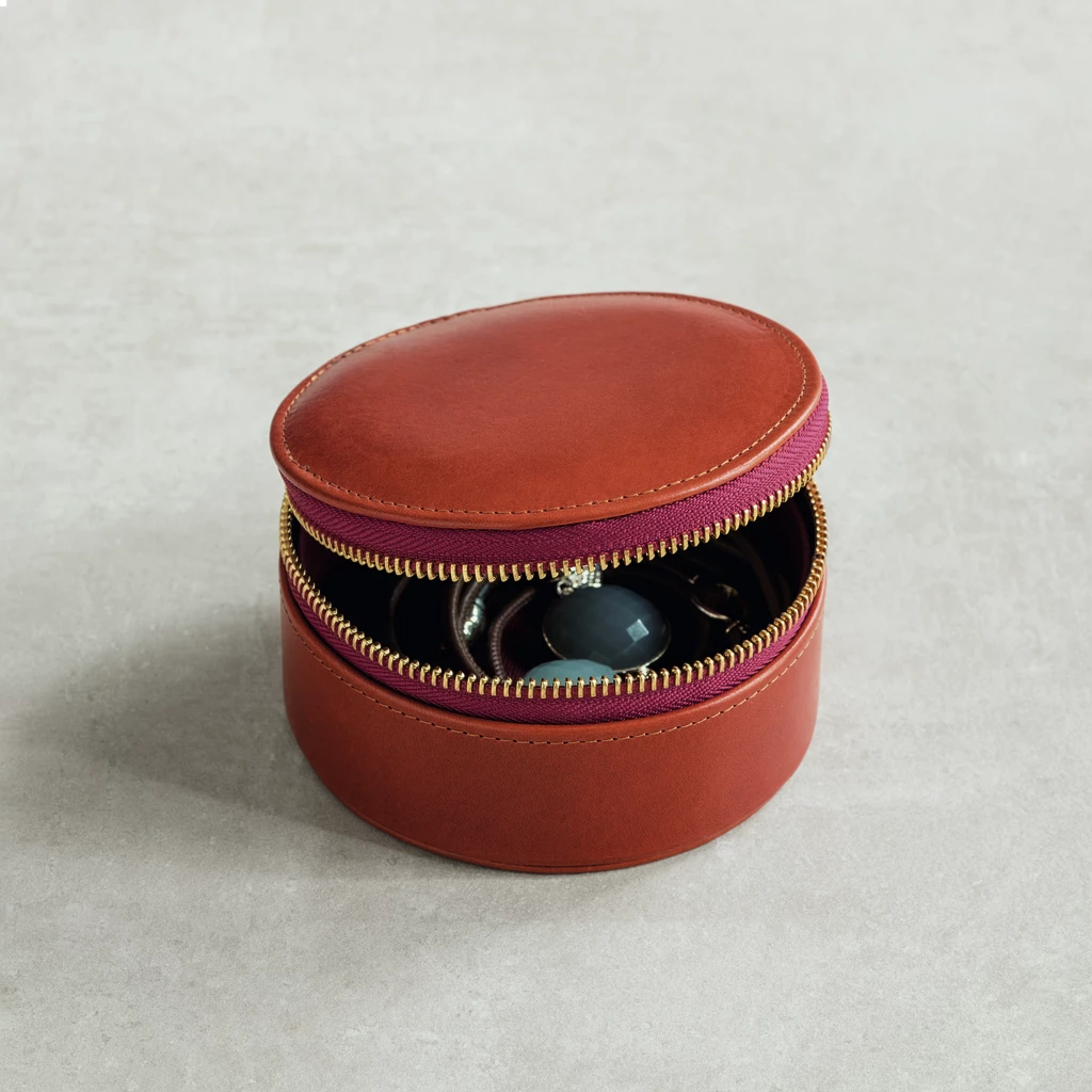 Balfour & Poole Reise-Etui Sattelbraun