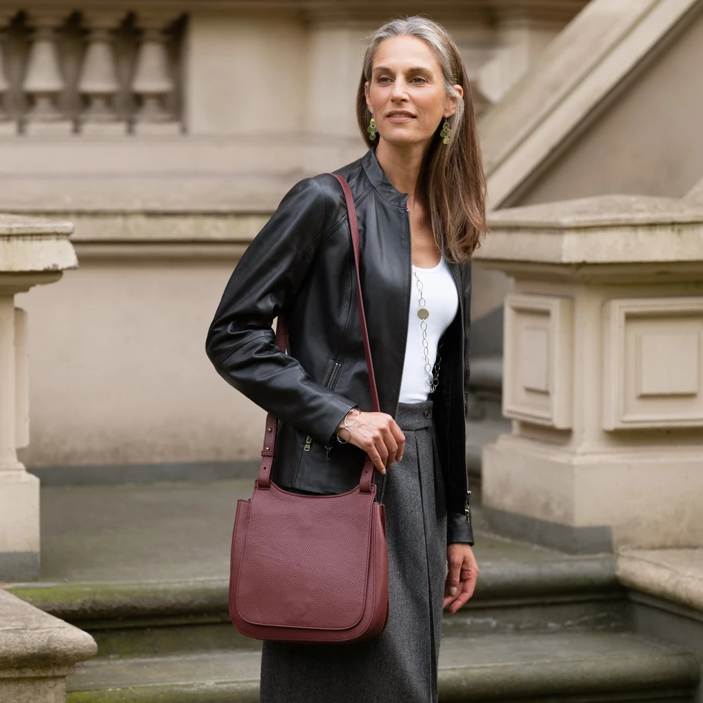 Chi Chi Fan x Torquato Crossbody Bag Cremisi