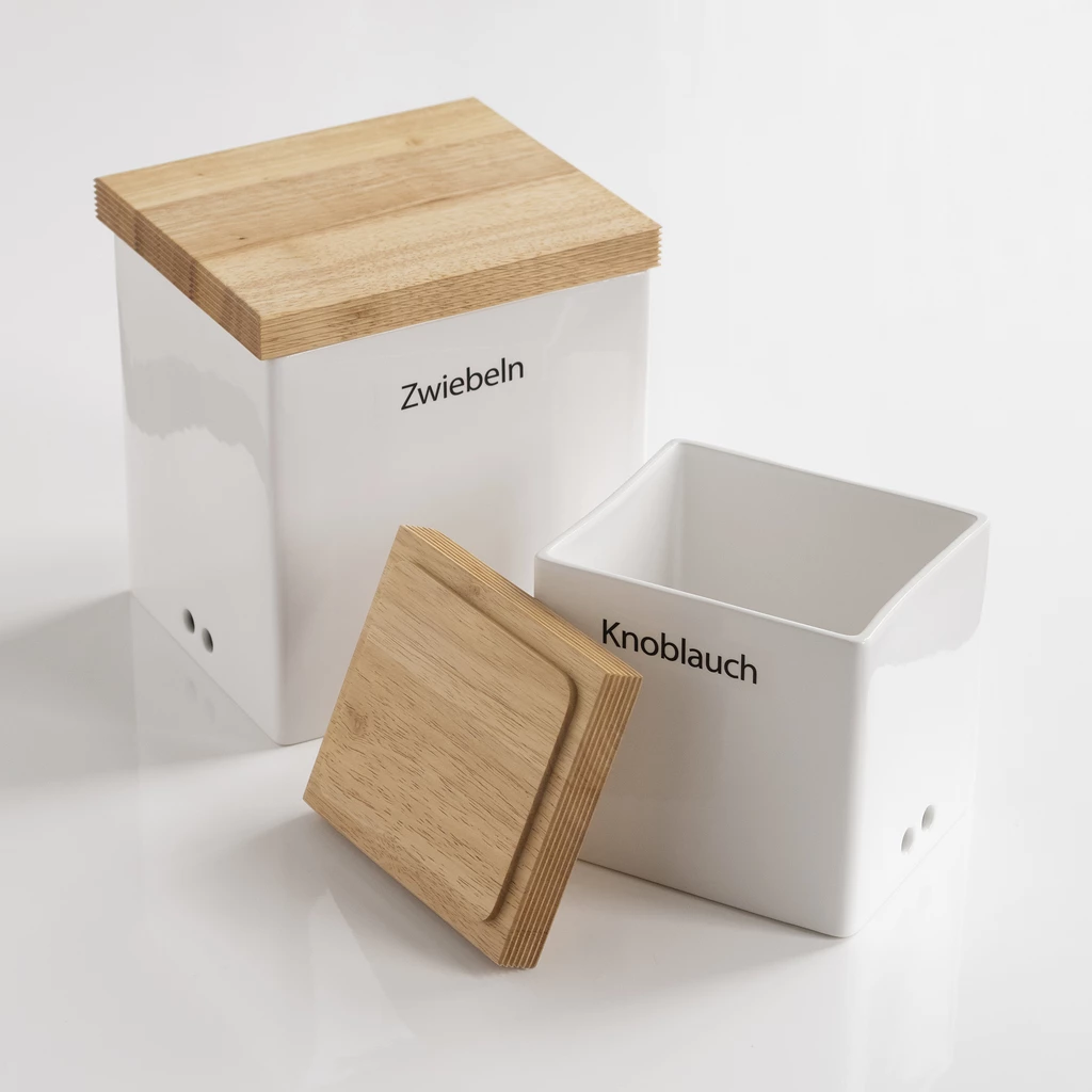 Müsli-Vorratsdose mit Holzdeckel
