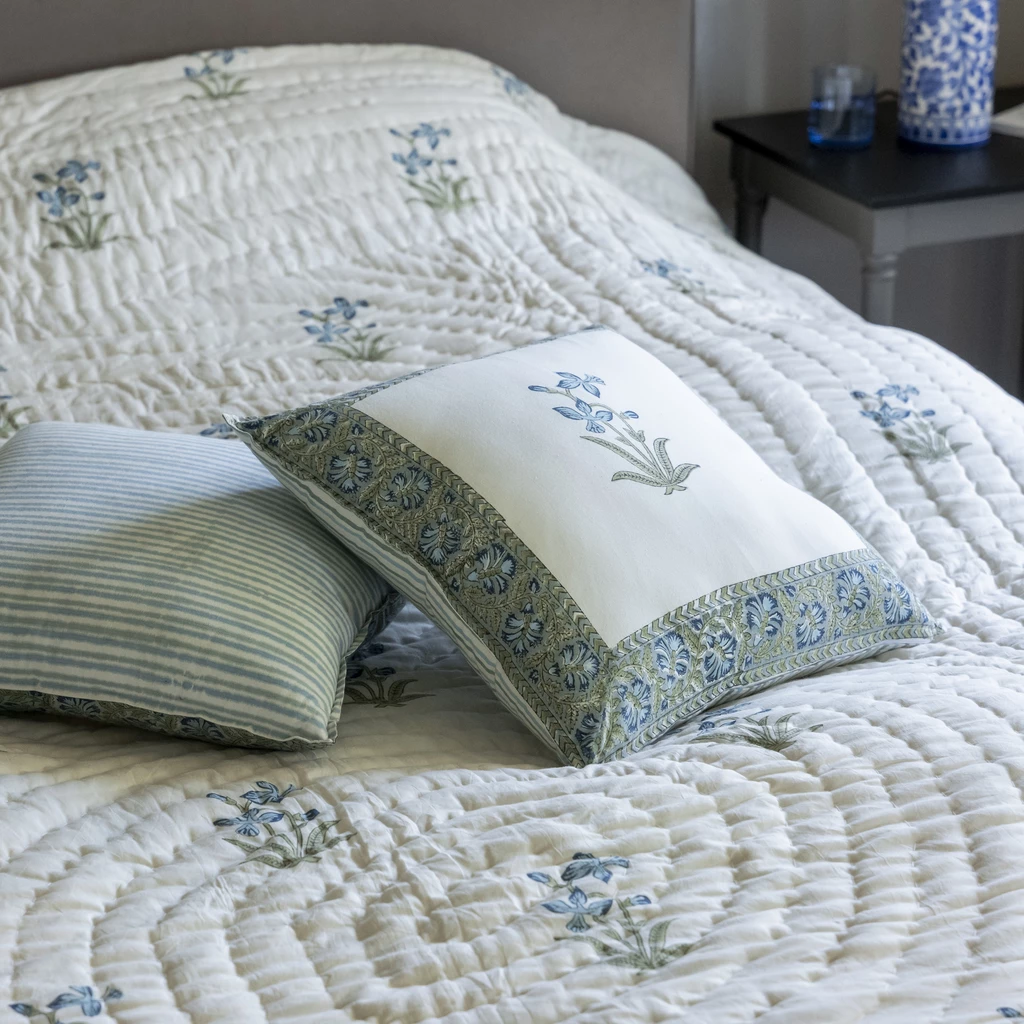 Kissen Blockprint Mughal Boota