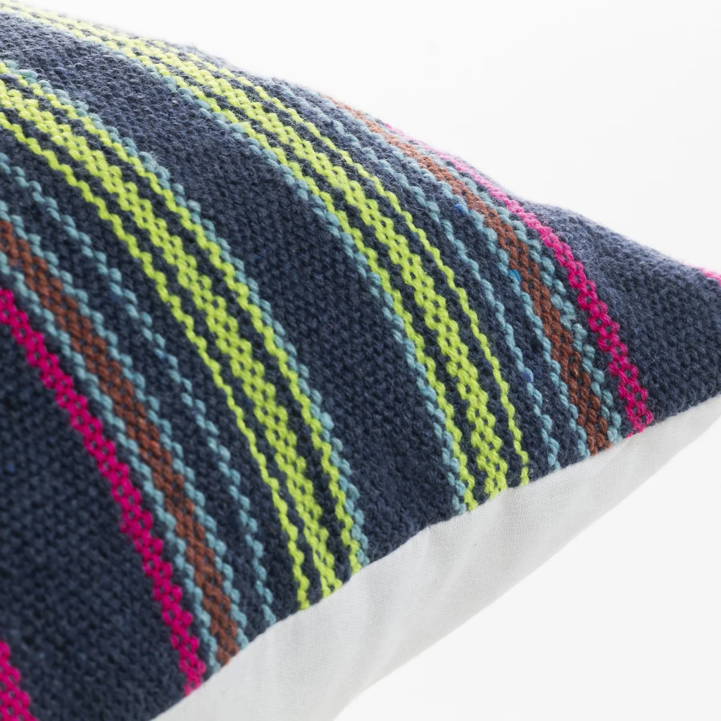 Kissen Color Stripes Blue