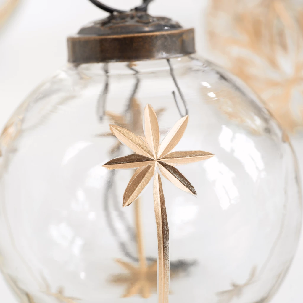Christbaumkugeln Andalus Klar 6er-Set