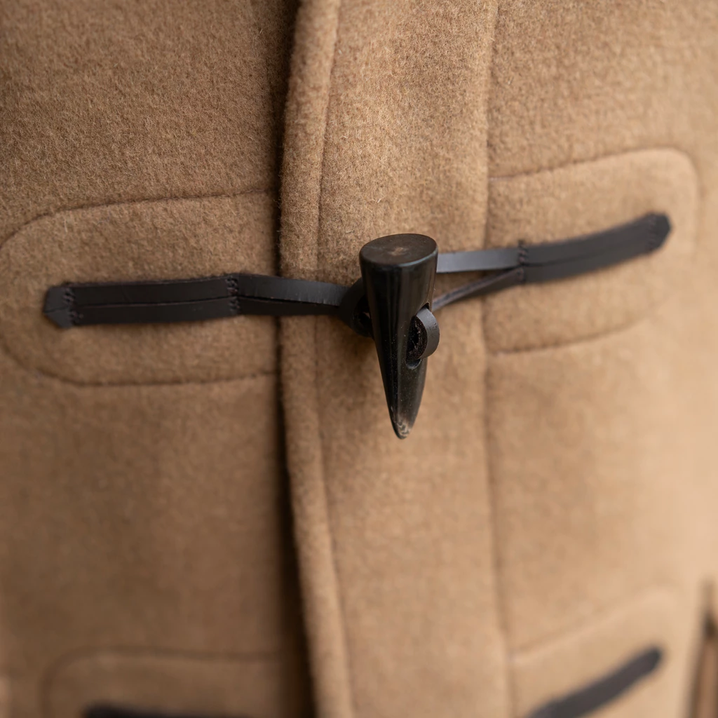 Gloverall Dufflecoat Herren Camel / Buchanan Tartan S