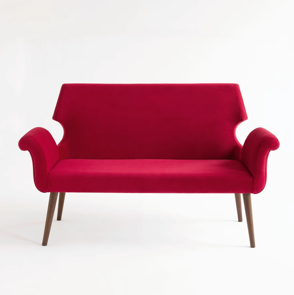 Zweisitzer Kanapee Ruby Velvet
