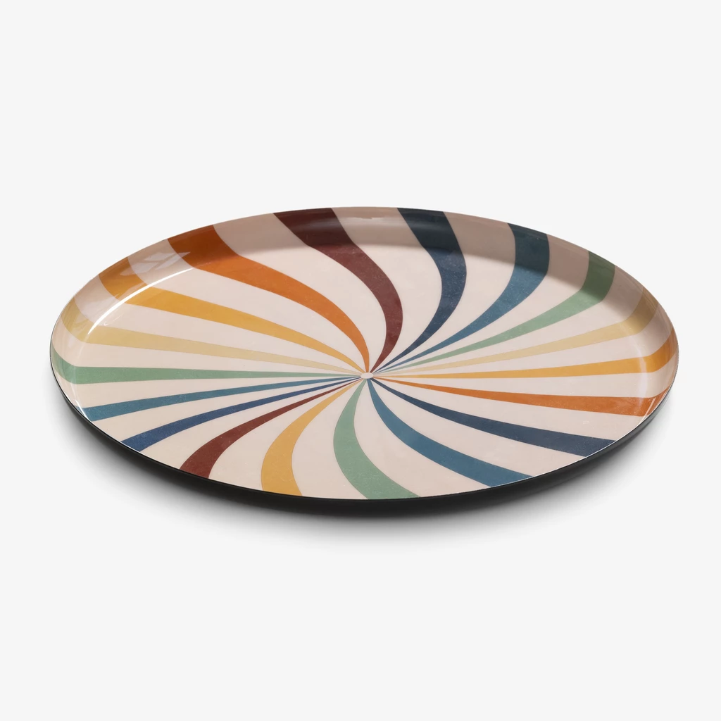 Tablett Candy Swirl