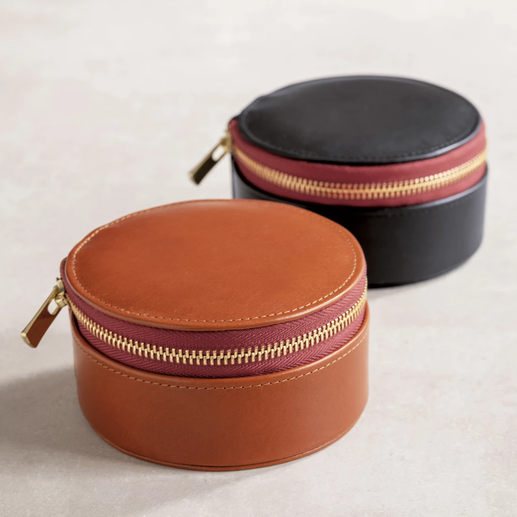 Balfour & Poole Reise-Etui Sattelbraun