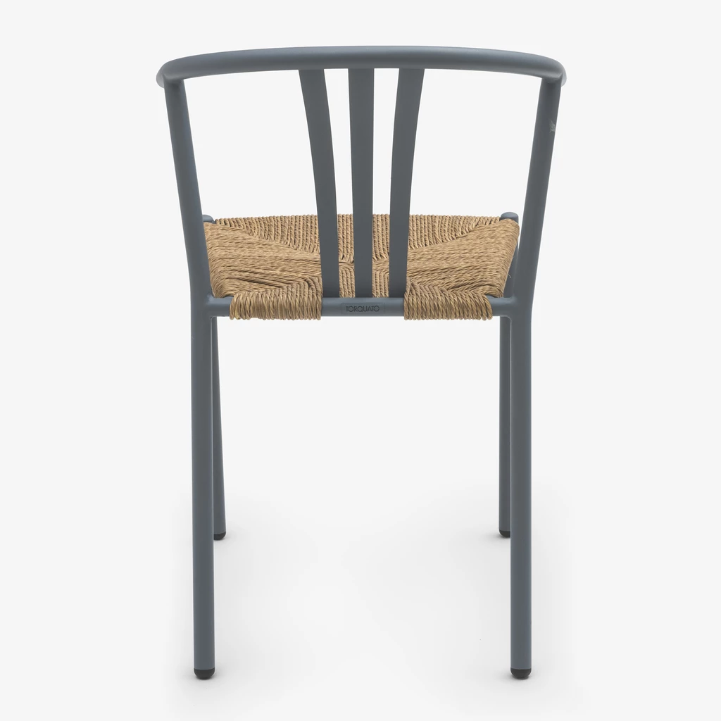 China Chair für die Terrasse Gewittergrau