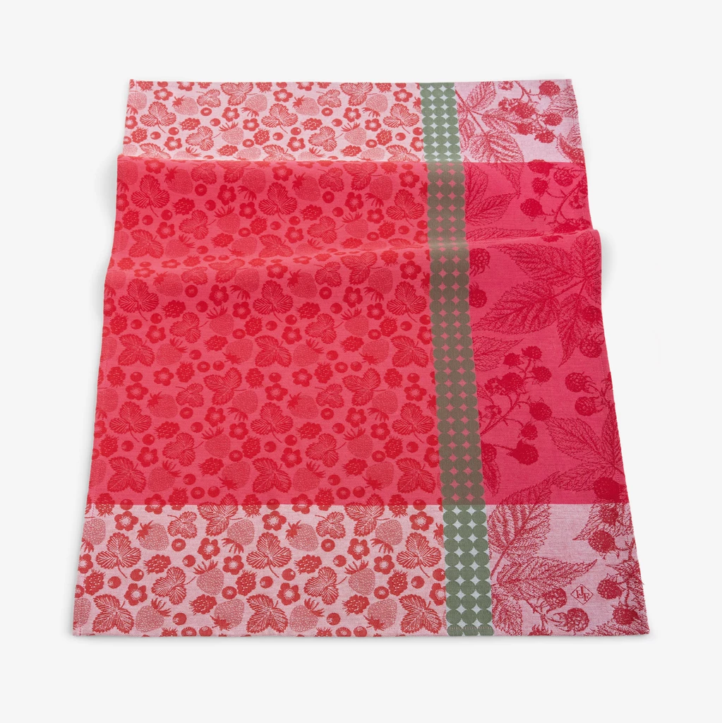 Le Jacquard Français Geschirrtuch Cueillette d'été / Fraise