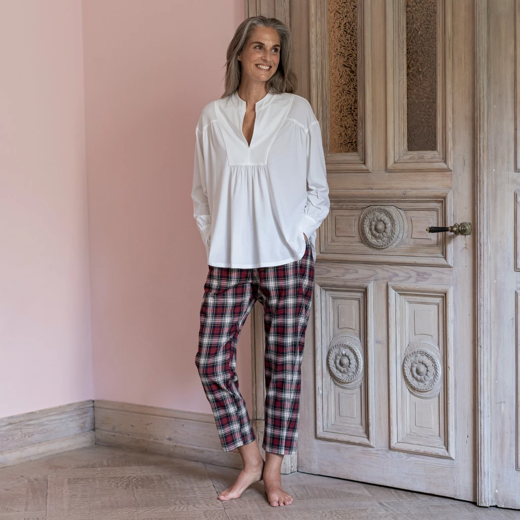 Sunday in Bed X Torquato Hose Chloe Tartan