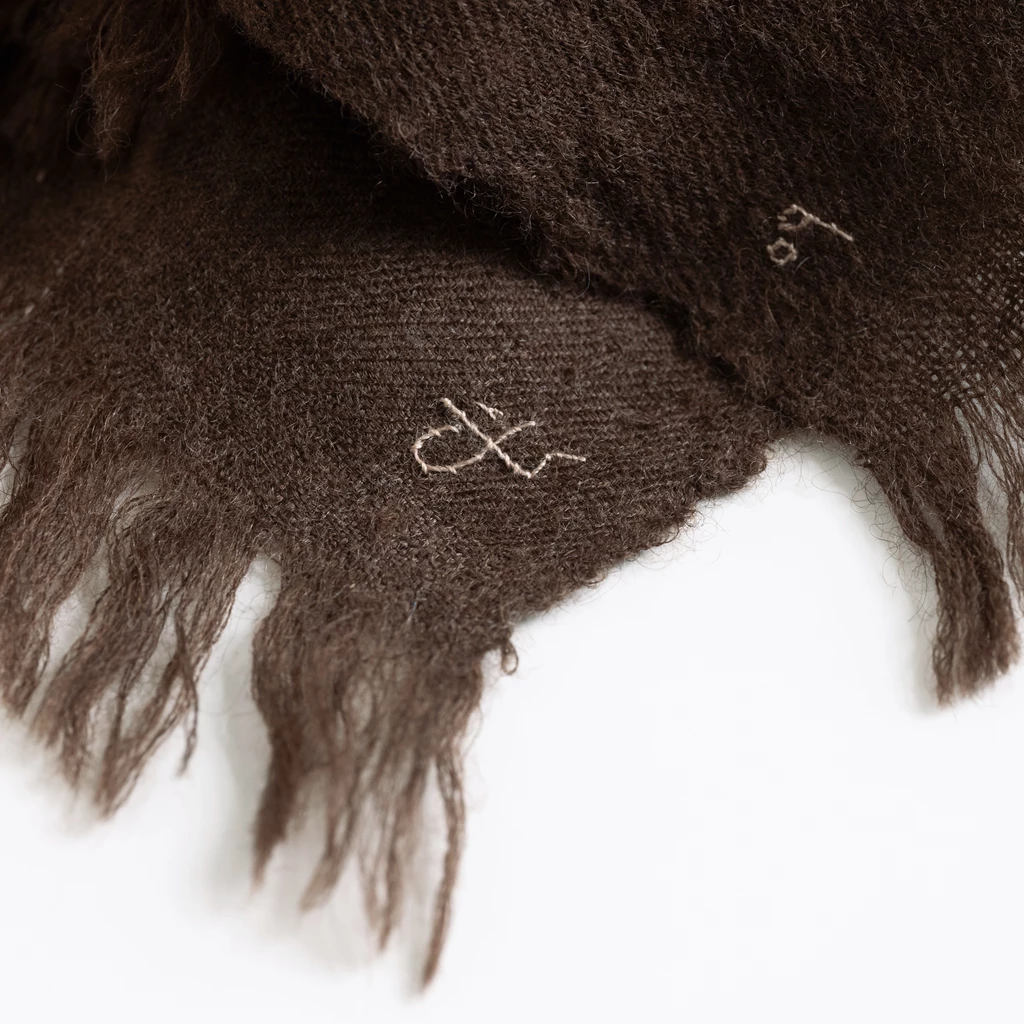 Kashmir Loom x Torquato Schal Dark Yak