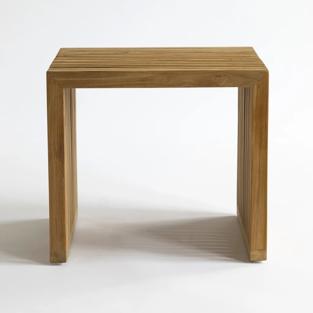 Teakhocker Vinklet