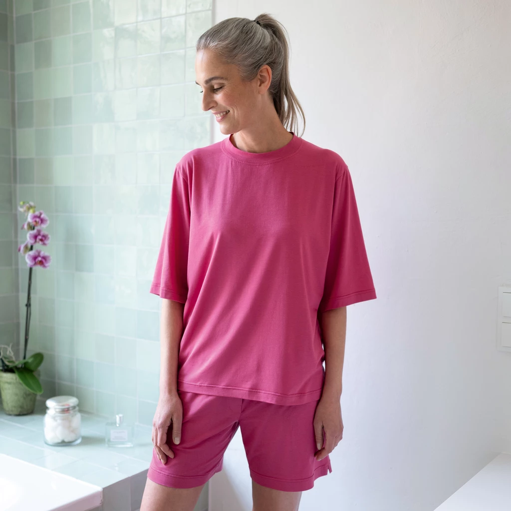 Sunday in Bed X Torquato Shirt Ilona Fuchsia M