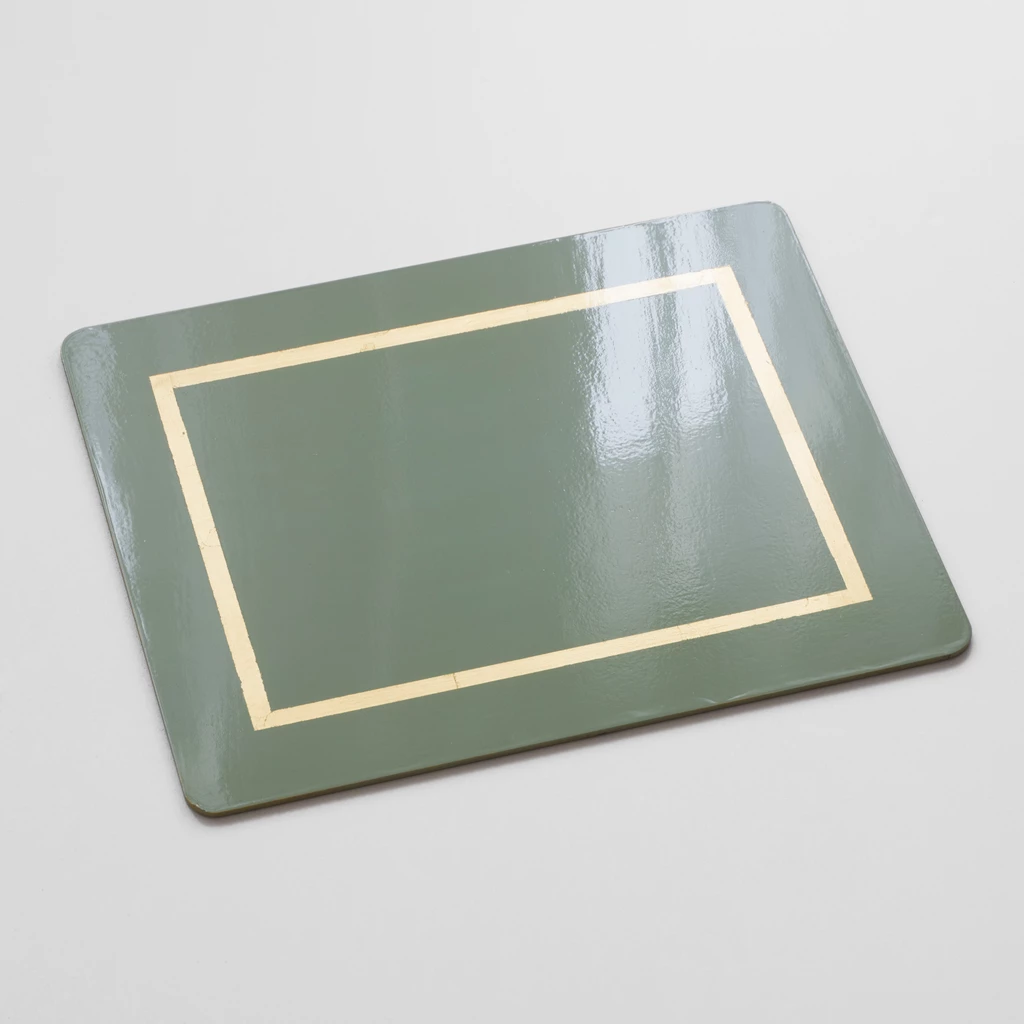 Tischsets Greenstone/Gold 4er-Set