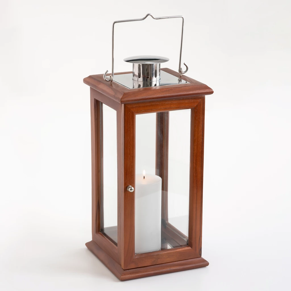 Teaklaterne Rangun 41 cm