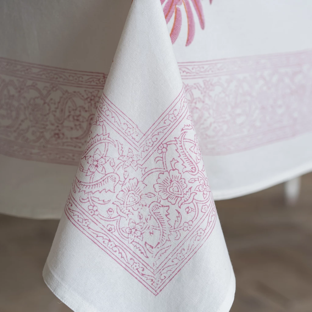 Tischdecke Pinke Palmen