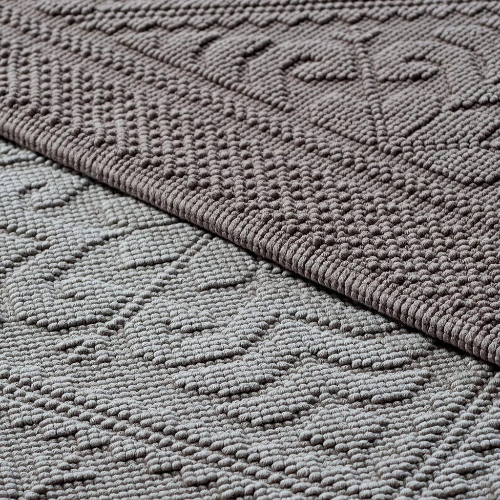 Bettvorleger und Badeteppich Jacquard