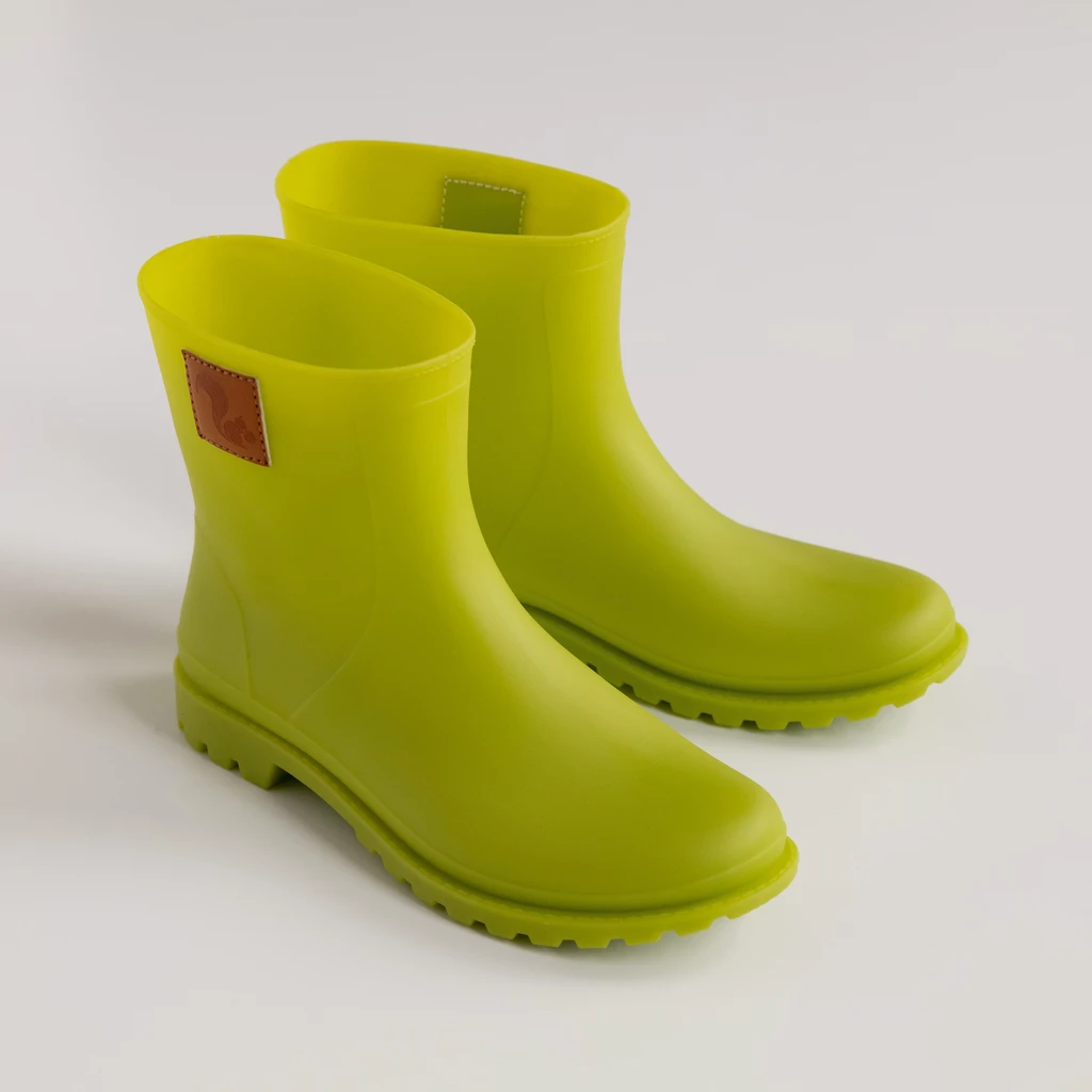 Thies Bio-Gummistiefeletten Lime Gr. 38