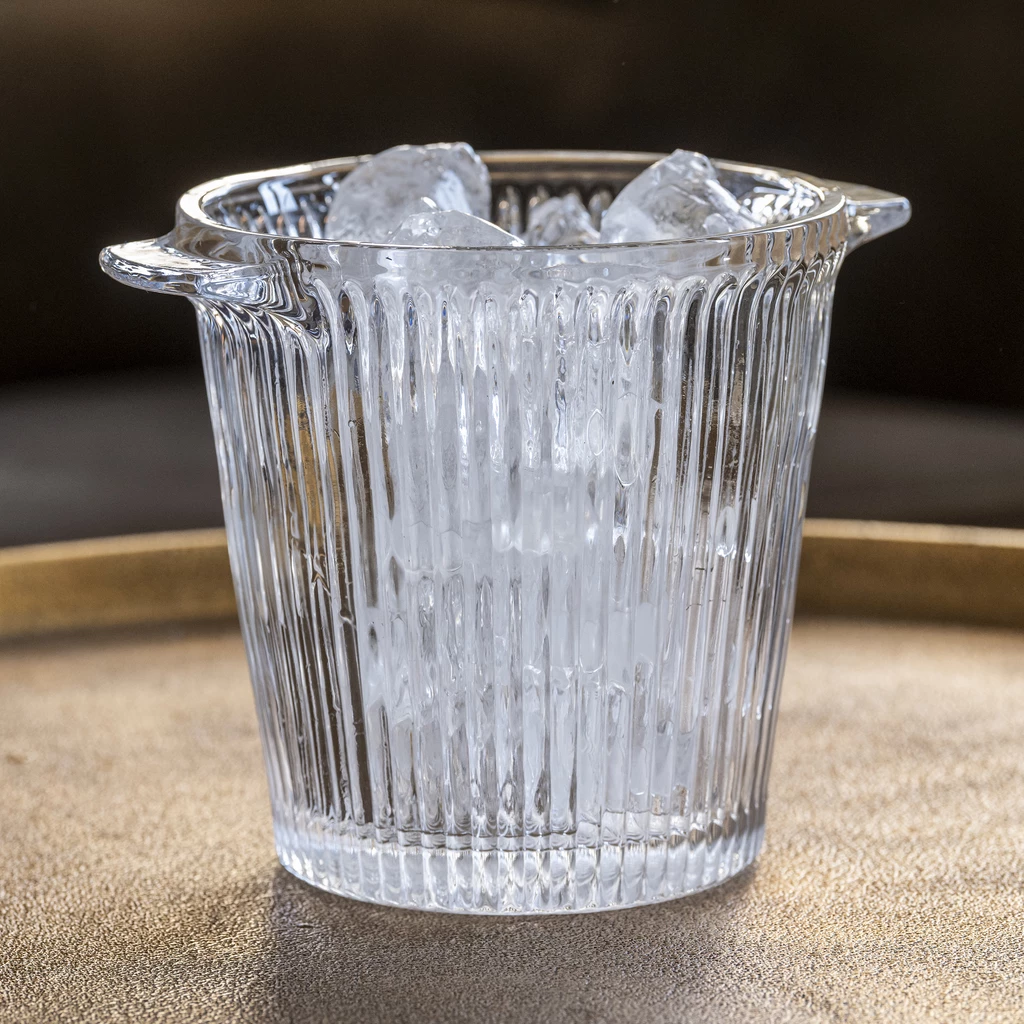 Eiskübel aus Glas