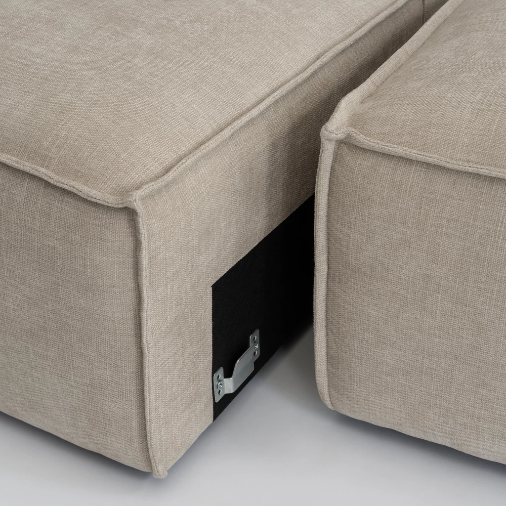 Modulares Sofa Estrade 4-Sitzer Sand