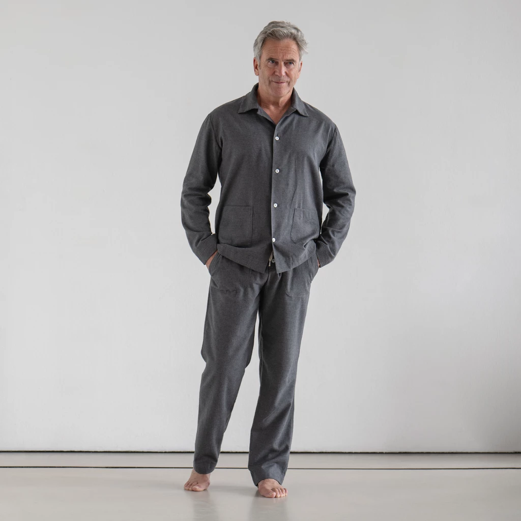 Sunday in Bed X Torquato Pyjama Ingolf Anthrazitmelange XL