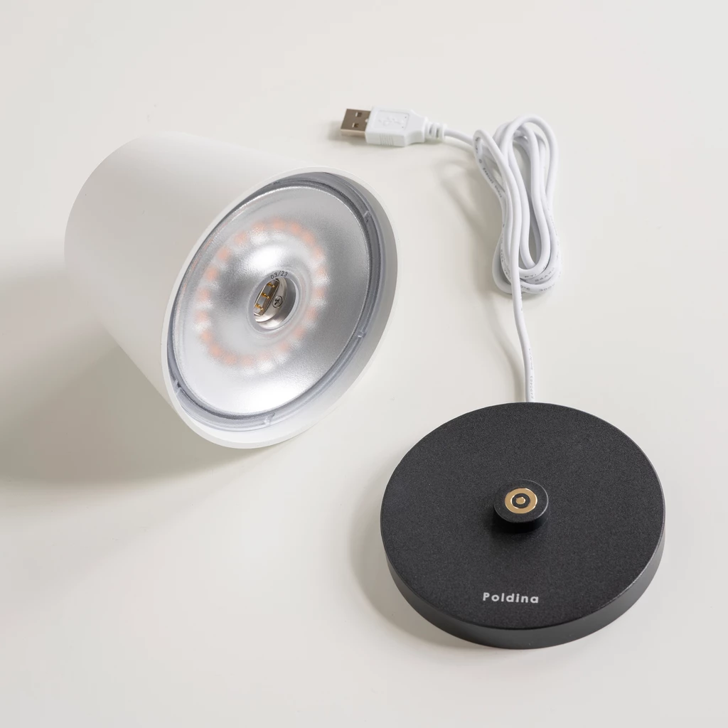 Poldina Stecklampe Weiß
