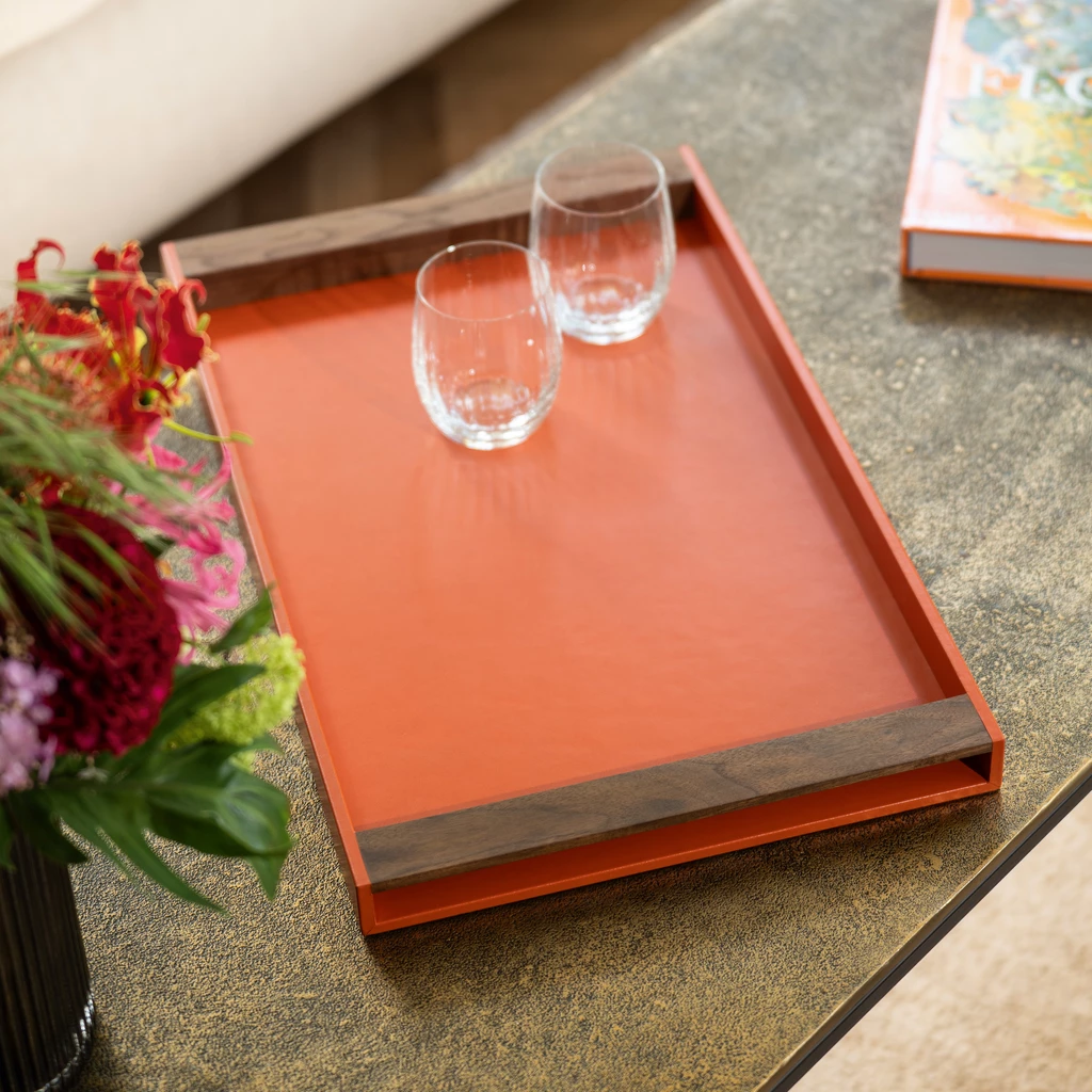 Tablett Pasadena Orange groß