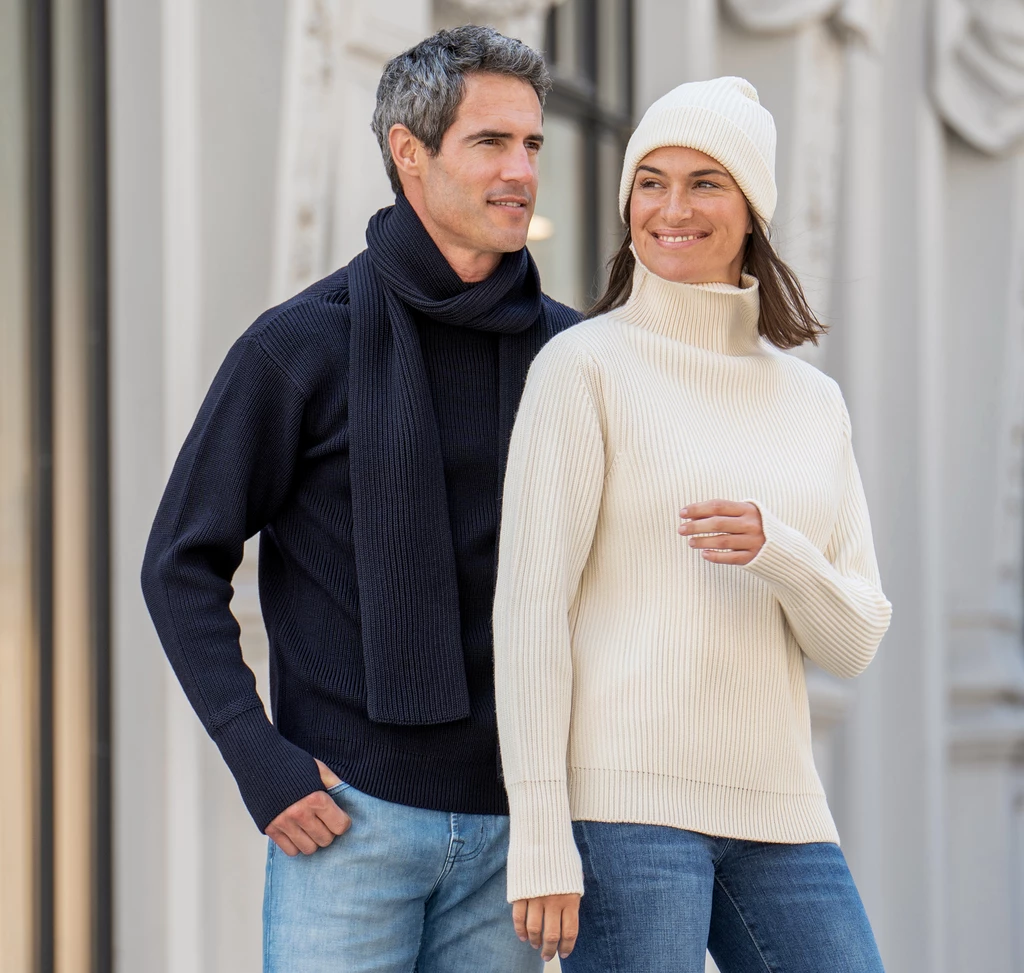 Andersen-Andersen Wollschal Navy